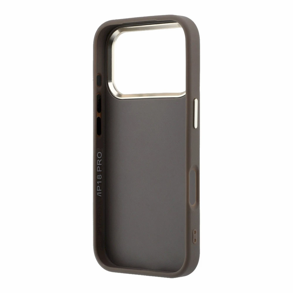 Guess 4G & Big Resin Logo Dėklas, skirtas iPhone 17 Pro Max / 18 Pro Max – Ruda