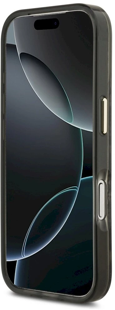 Guess Python Pattern MagSafe dėklas Apple iPhone 17 Pro Max rudos spalvos