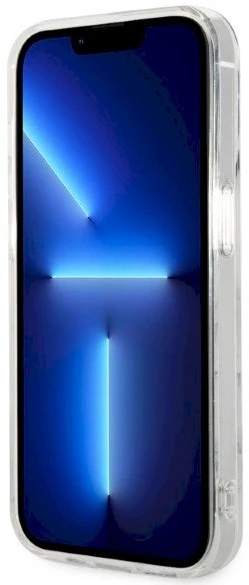 „Guess“ GUBPP14LHMEACSH dėklas + įkroviklis iPhone 14 Pro 6.1" baltas kietas dėklas su marmuru, „MagSafe“