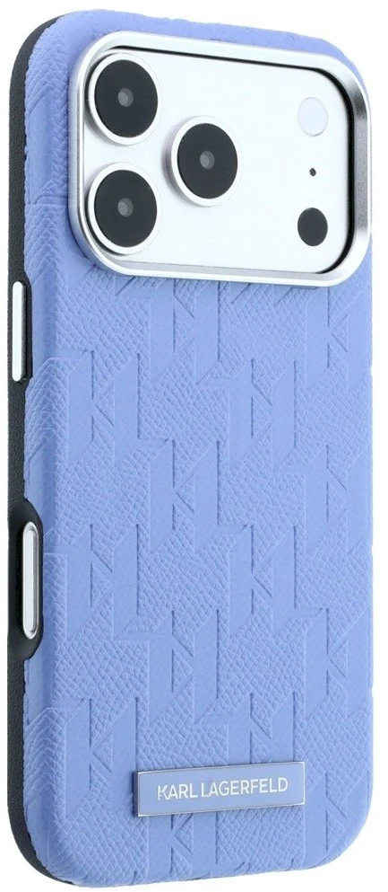 Dėklas Karl Lagerfeld case for IPHONE 18 Pro Max/17 Pro max compatible with MagSafe (Mono Resin Logo) light mėlynas