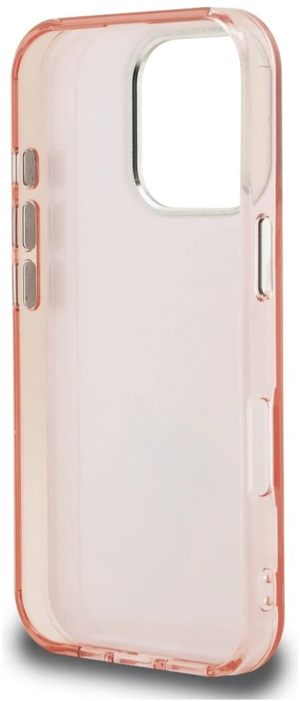 Dėklas Karl Lagerfeld IML Aquarelle Choupette & Logo iPhone 16 Pro Case - Rožinė
