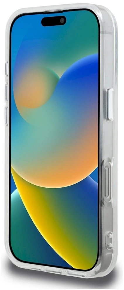 Karl Lagerfeld IML Aquarelle Karl & Choupette & Logo iPhone 16 dėklas - Baltas