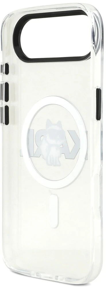 Karl Lagerfeld IML Choupette Sketch Logo MagSafe dėklas skirtas Apple iPhone Air Clear