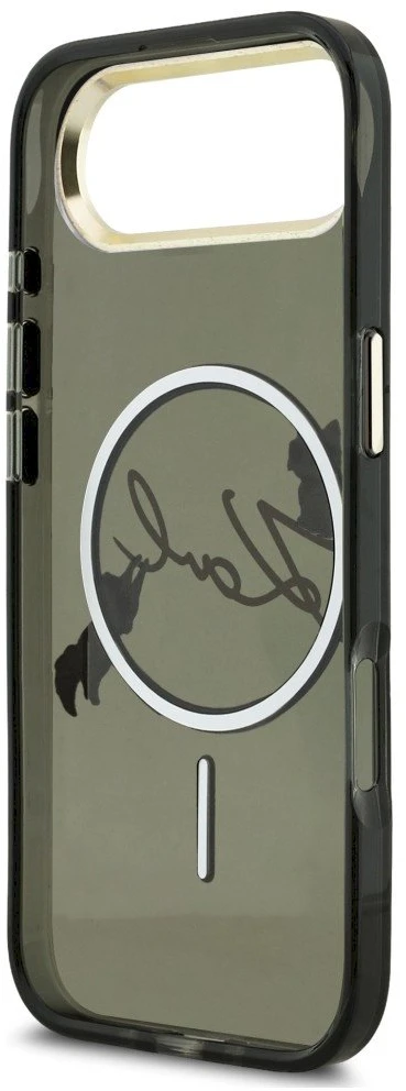Dėklas Karl Lagerfeld IML Choupettes Karl Script Logo MagSafe iPhone Air Case - Juodas