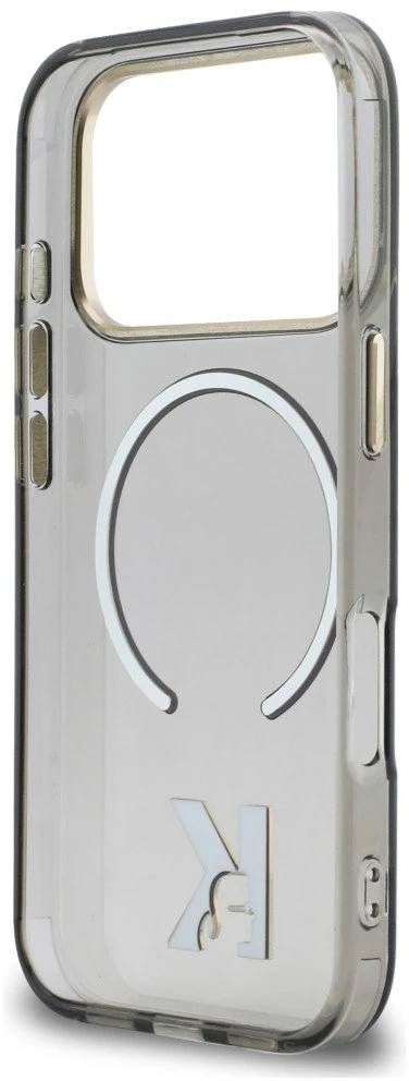 Karl Lagerfeld IML K galvos logotipo „MagSafe“ dėklas, skirtas iPhone 17 Pro - Juodas