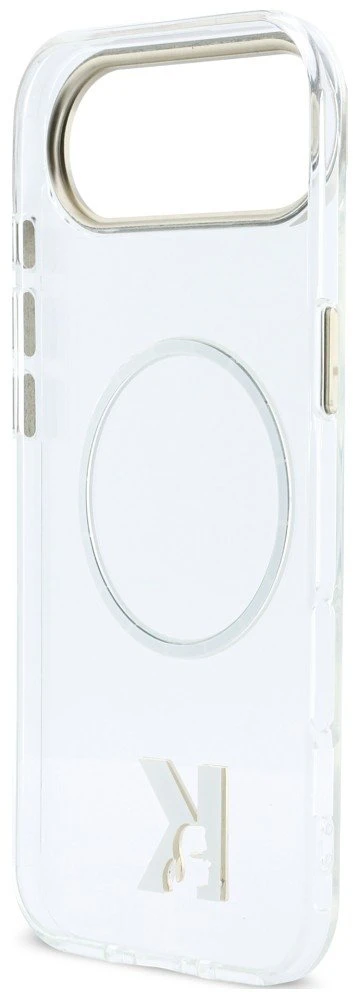 Karl Lagerfeld IML K galvos logotipo „MagSafe“ dėklas, skirtas „iPhone Air“ – skaidrus