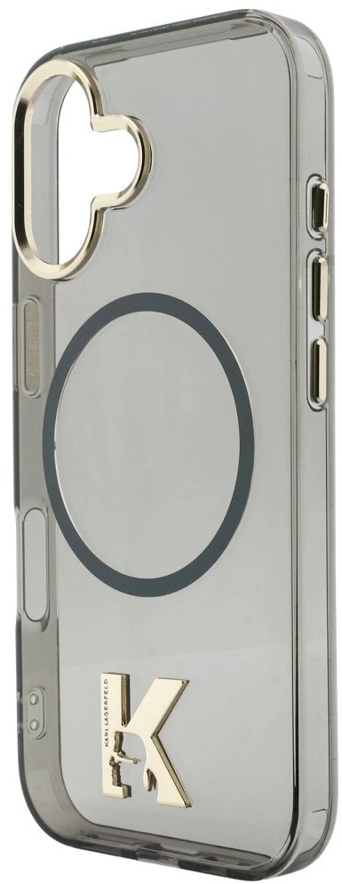Karl Lagerfeld IML K galvos logotipo „MagSafe“ dėklas, skirtas iPhone 17 - Juodas