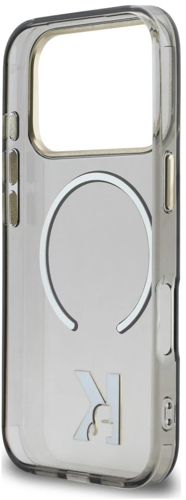 Karl Lagerfeld IML K galvos logotipo „MagSafe“ dėklas, skirtas iPhone 17 Pro Max - Juodas