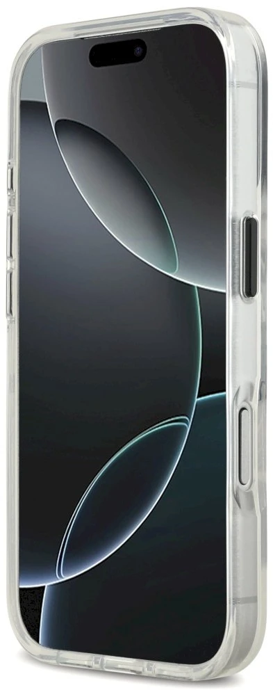 Karl Lagerfeld IML Karl Sketch Logo MagSafe dėklas Apple iPhone 17 Pro skaidrus
