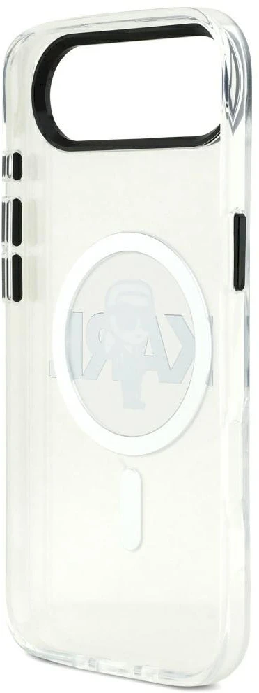 Karl Lagerfeld IML Karl Sketch Logo MagSafe dėklas Apple iPhone Air skaidrus