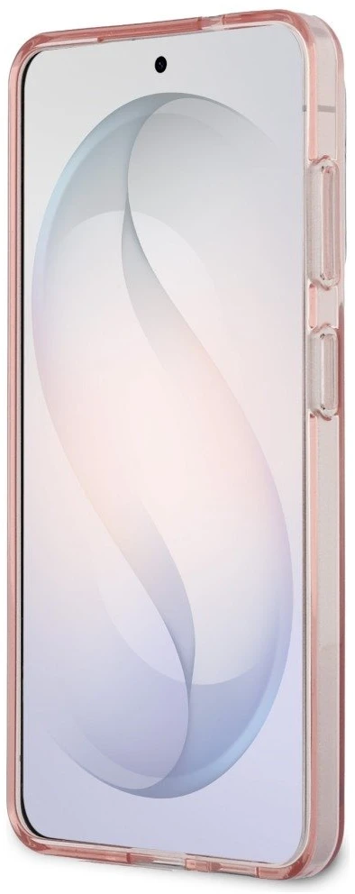 Karl Lagerfeld IML Choupette Karl Script Logo Magnetic dėklas skirtas Samsung Galaxy S26 Rožinė