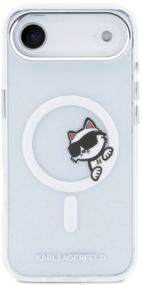 Karl Lagerfeld IML „Peekaboo MagSafe“ dėklas, skirtas „iPhone Air“ – skaidrus