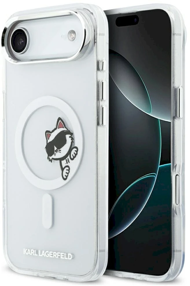 Karl Lagerfeld IML „Peekaboo MagSafe“ dėklas, skirtas „iPhone Air“ – skaidrus