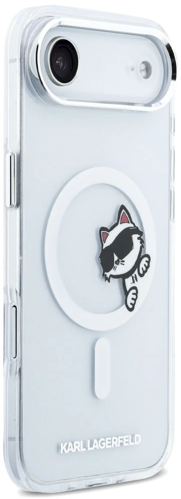 Karl Lagerfeld IML „Peekaboo MagSafe“ dėklas, skirtas „iPhone Air“ – skaidrus