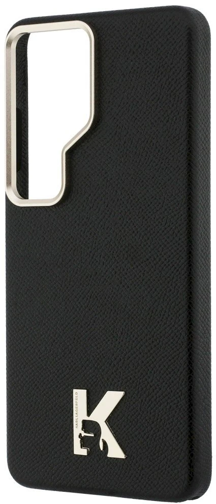 Dėklas Karl Lagerfeld K Metal Logo MagSafe Samsung Galaxy S26 Ultra juodos spalvos