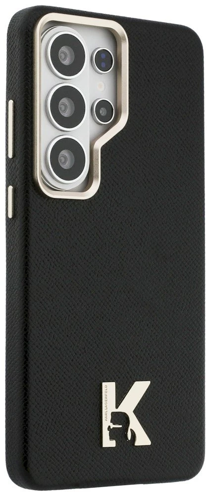 Dėklas Karl Lagerfeld K Metal Logo MagSafe Samsung Galaxy S26 Ultra juodos spalvos