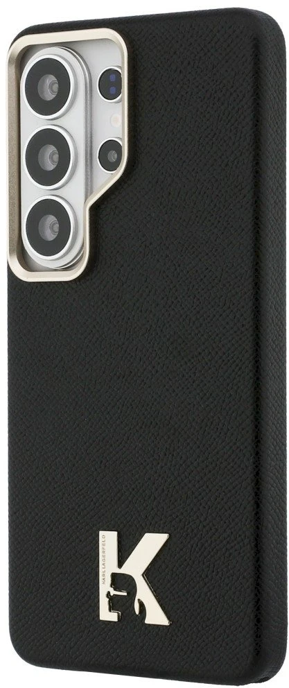 Dėklas Karl Lagerfeld K Metal Logo MagSafe Samsung Galaxy S26 Ultra juodos spalvos