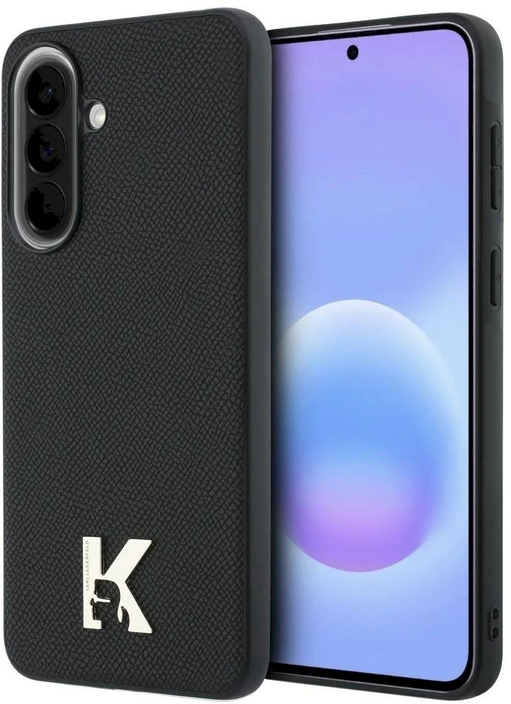 Dėklas Karl Lagerfeld Karl Head Logo Samsung Galaxy A57 5G juodos spalvos