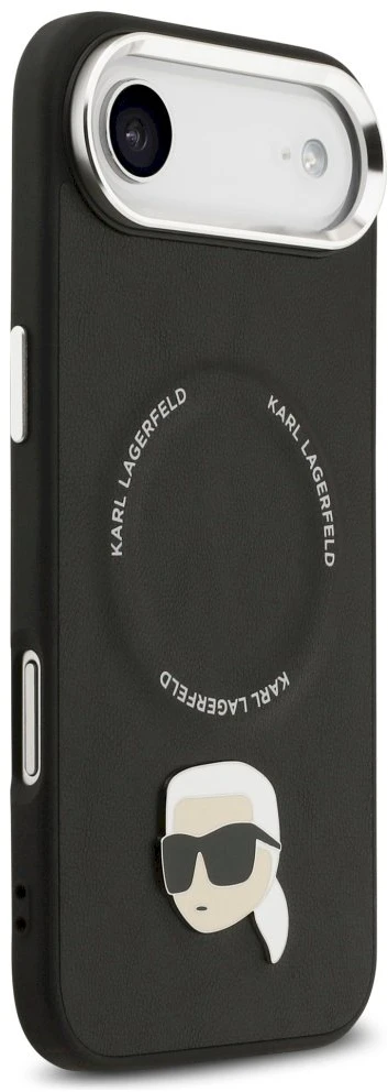 Dėklas Karl Lagerfeld Karl Pin MagSafe Case for iPhone Air - Juodas