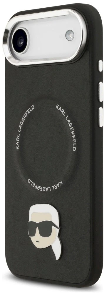 Dėklas Karl Lagerfeld Karl Pin MagSafe Case for iPhone Air - Juodas