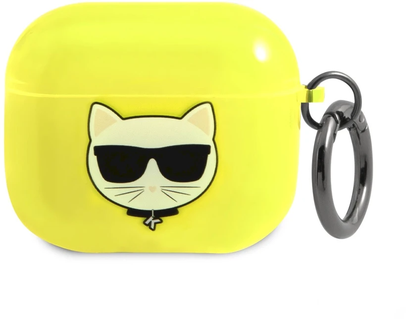 Karl Lagerfeld AIRPODS PRO KLA3UCHFY SILICONE COVER Geltonas