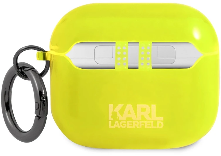 Karl Lagerfeld AIRPODS PRO KLA3UCHFY SILICONE COVER Geltonas