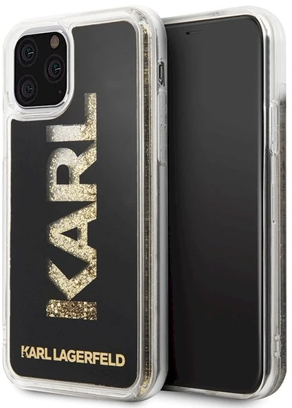 Karl Lagerfeld telefono dėklas Glitter Karl Logo iPhone 11 Pro