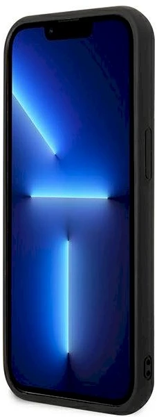 Dėklas Karl Lagerfeld KLHCP13L3DRKCK iPhone 13 Pro / 13 6.1" juodas/juodas hardcase Karl&Choupette Ikonik 3D