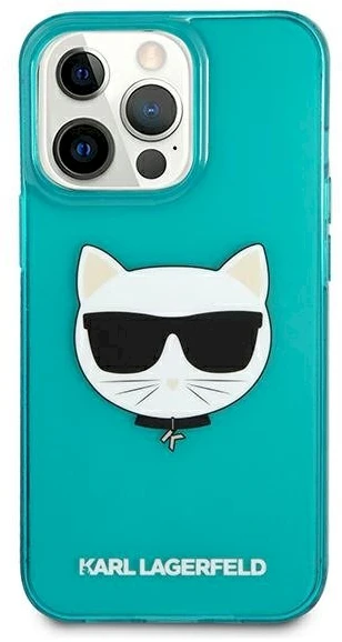 Dėklas Karl Lagerfeld HARDCASE KLHCP13LCHTRB IPHONE 13 PRO GLITTER CHOUPETTE FUN Mėlynas