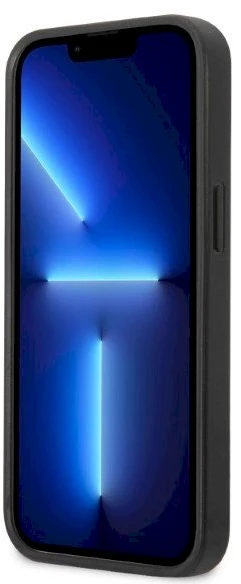 Karl Lagerfeld KLHCP13MPMNIKPI iPhone 13/ 14 / 15 6,1″ kietas dėklas red Monogram Ikonik Patch