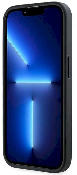 Apple iPhone 13 Karl Lagerfeld Diagonal Quilted Script (KLHCP13XPQDSMGK) dėklas telefonui juodos spalvos