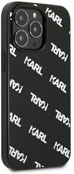 Dėklas Karl Lagerfeld KLHCP13XPULMBK3 iPhone 13Pro Max 6,7" hardcase juoda/juodas Allover