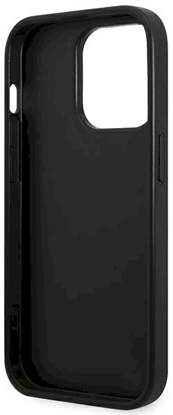 Karl Lagerfeld Saffiano Mono Metal Logo iPhone 14 Pro Max 6.7" dėklas – pilkas