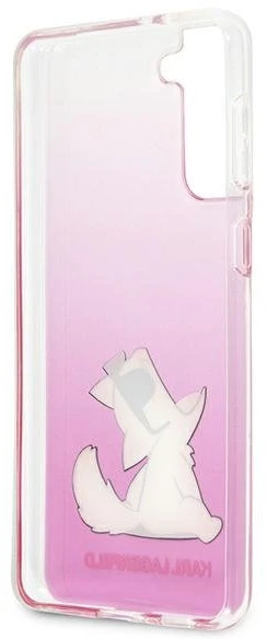 Karl Lagerfeld KLHCS21MCFNRCPI S21+ G996kietas dėklas rožinės spalvos Choupette Fun
