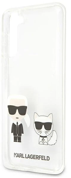 Karl Lagerfeld KLHCS21MCKTR S21+ G996kietas dėklas skaidrus Karl & Choupette