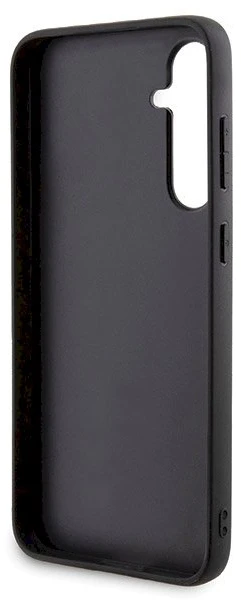 Samsung Galaxy S23 FE Karl Lagerfeld Dėklas Gripstand Saffiano Karl&Choupette Pins (KLHCS23FEGSAKCPK) juodos spalvos