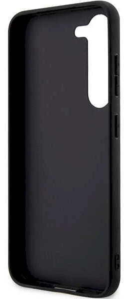 Samsung Galaxy S24 Plus Karl Lagerfeld dėklas Saffiano Mono Metal Logo (KLHCS24MSAKLHPK) juodos spalvos