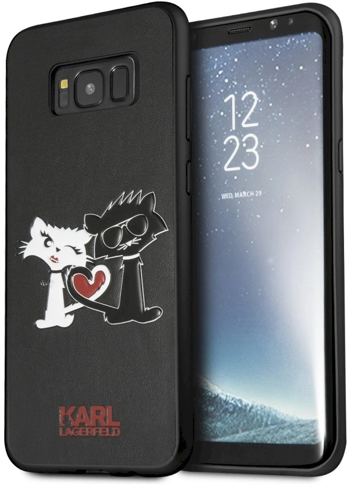 Karl Lagerfeld Kietas „Samsung Galaxy S8+ Choupette in love“ dėklas (KLHCS8LCL1BK)