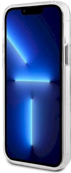 Karl Lagerfeld KLHMP12MHLSCHH Apple iPhone 12 / 12 Pro 6.1″ baltos spalvos kietas dėklas IML Metal Choupette Head