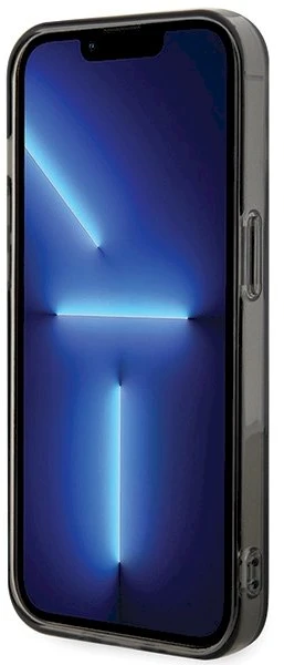Karl Lagerfeld KLHMP14LHFCKNOK Apple iPhone 14 Pro 6.1″ juodos spalvos kietas dėklas IML Ikonik MagSafe