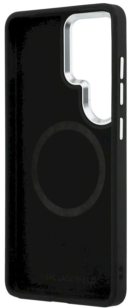 Dėklas Karl Lagerfeld Perforated KL MagSafe Samsung Galaxy S26 Ultra rudos spalvos