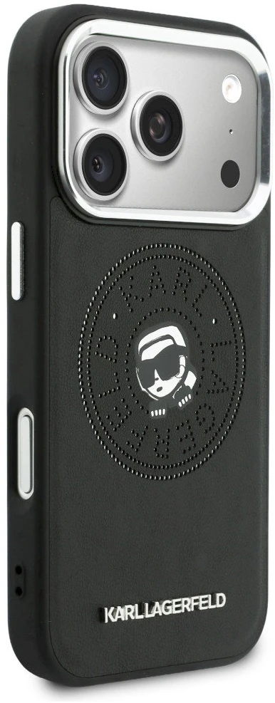Dėklas Karl Lagerfeld Point & Karl Sketch MagSafe Case for iPhone 17 Pro Max - Juodas