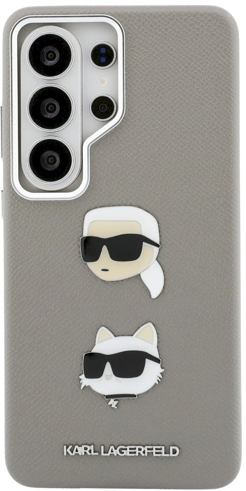 Dėklas Galaxy S26 Ultra sidabrinis Saffiano Karl Lagerfeld