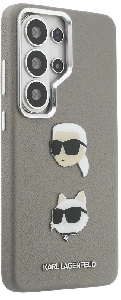 Dėklas Galaxy S26 Ultra sidabrinis Saffiano Karl Lagerfeld