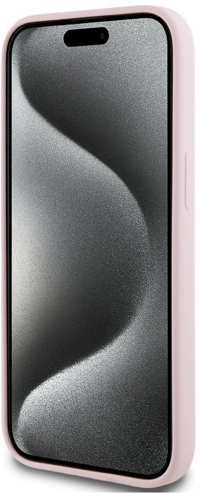 Dėklas Karl Lagerfeld Silicone Karl&Choupette MagSafe iPhone 15 Plus Case - Rožinė