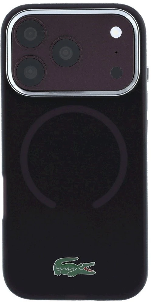 Lacoste IML Matinio lako logotipo MagSafe dėklas, skirtas iPhone 18 Pro Max / 17 Pro Max / bordinė spalva