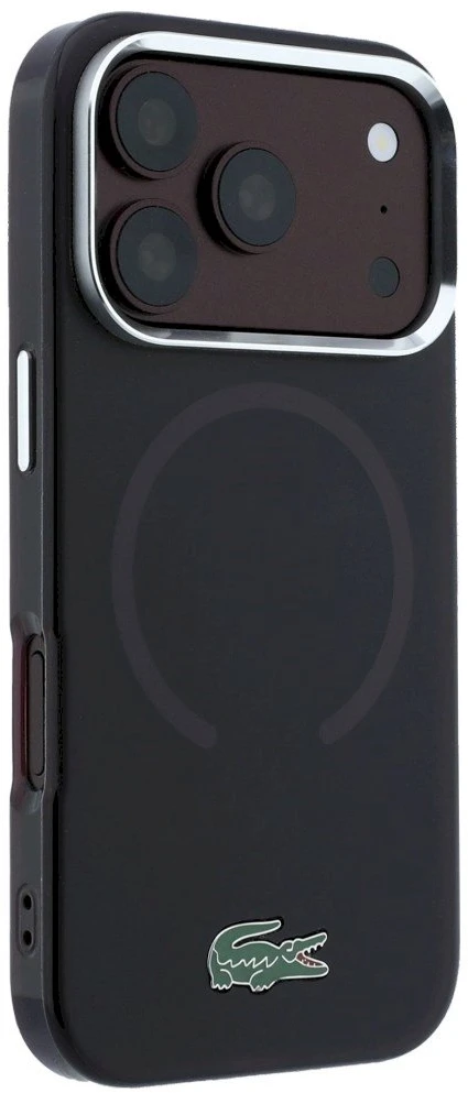 Lacoste IML Matinio lako logotipo MagSafe dėklas, skirtas iPhone 18 Pro Max / 17 Pro Max / bordinė spalva