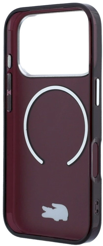 Lacoste IML Matinio lako logotipo MagSafe dėklas, skirtas iPhone 18 Pro Max / 17 Pro Max / bordinė spalva