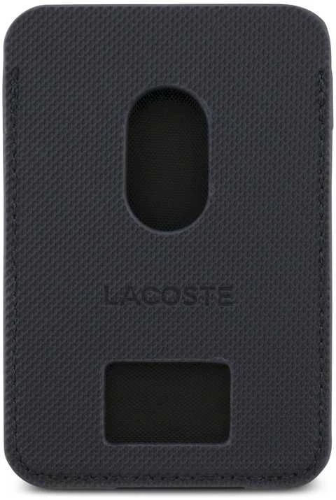 Dėklas Lacoste PU Iconic Petit Pique MagSafe Wallet Navy