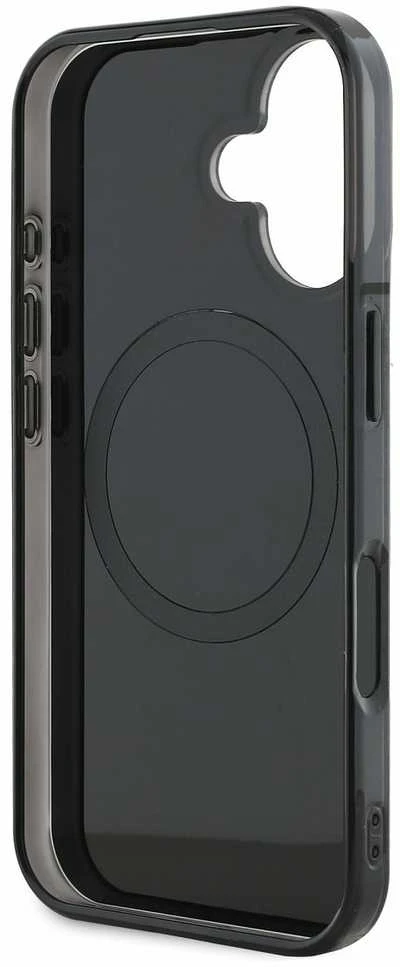 AMG Rhombs MagSafe Apple iPhone 16 Plus dėklas telefonui juodos spalvos